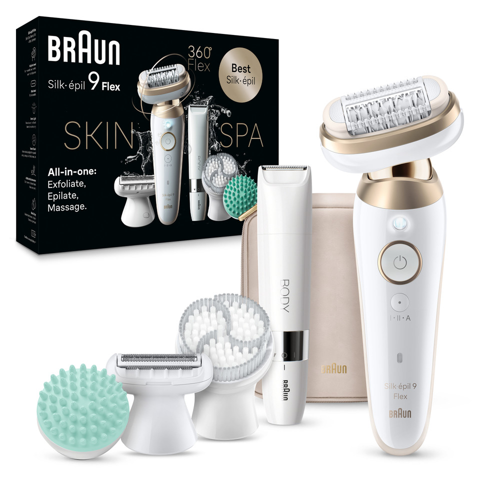 Braun Silk-épil 9 Flex SkinSpa 9-481 3D epilator Wet & Dry for Women | Quick Ship