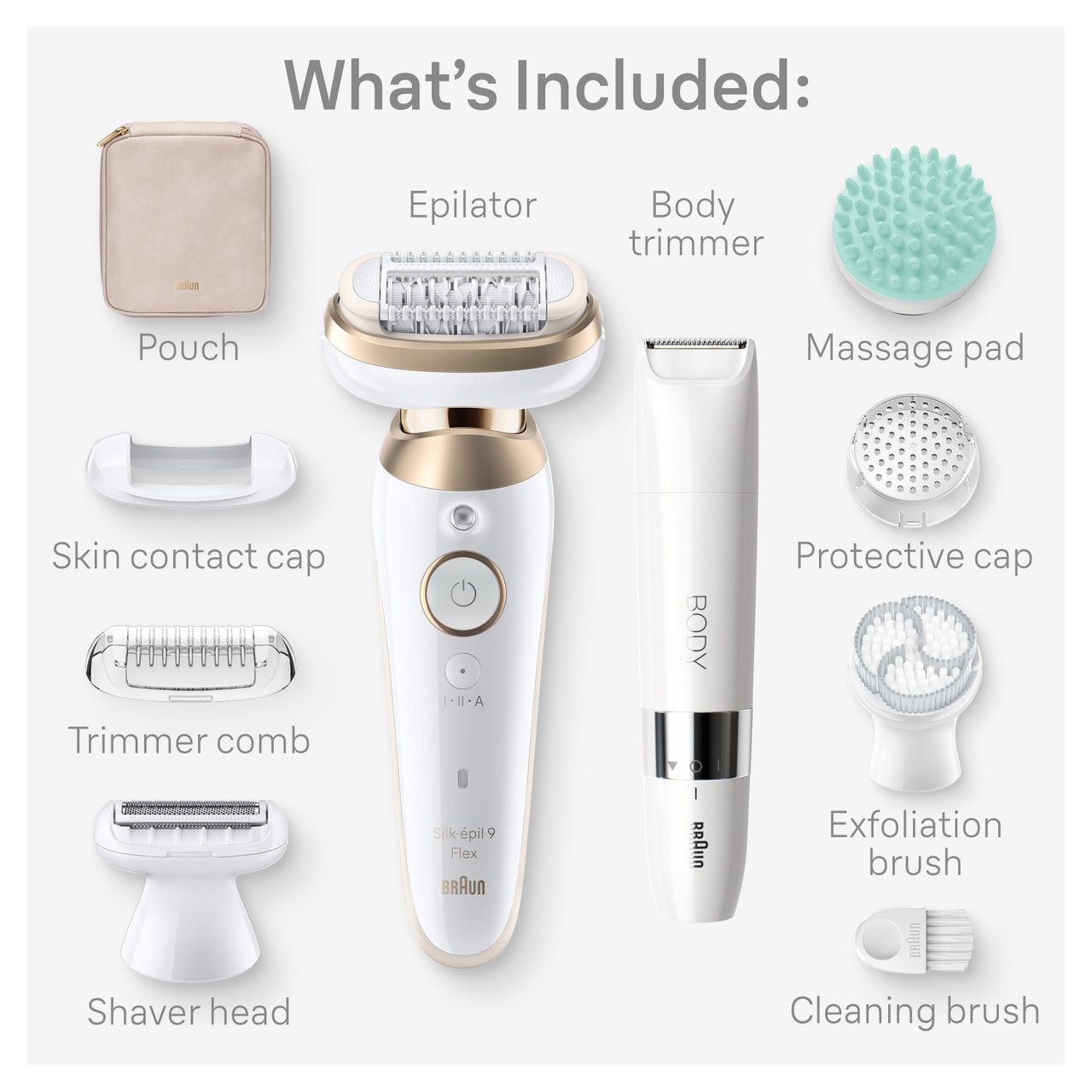 Braun Silk-épil 9 Flex SkinSpa 9-481 3D epilator Wet & Dry for Women | Quick Ship