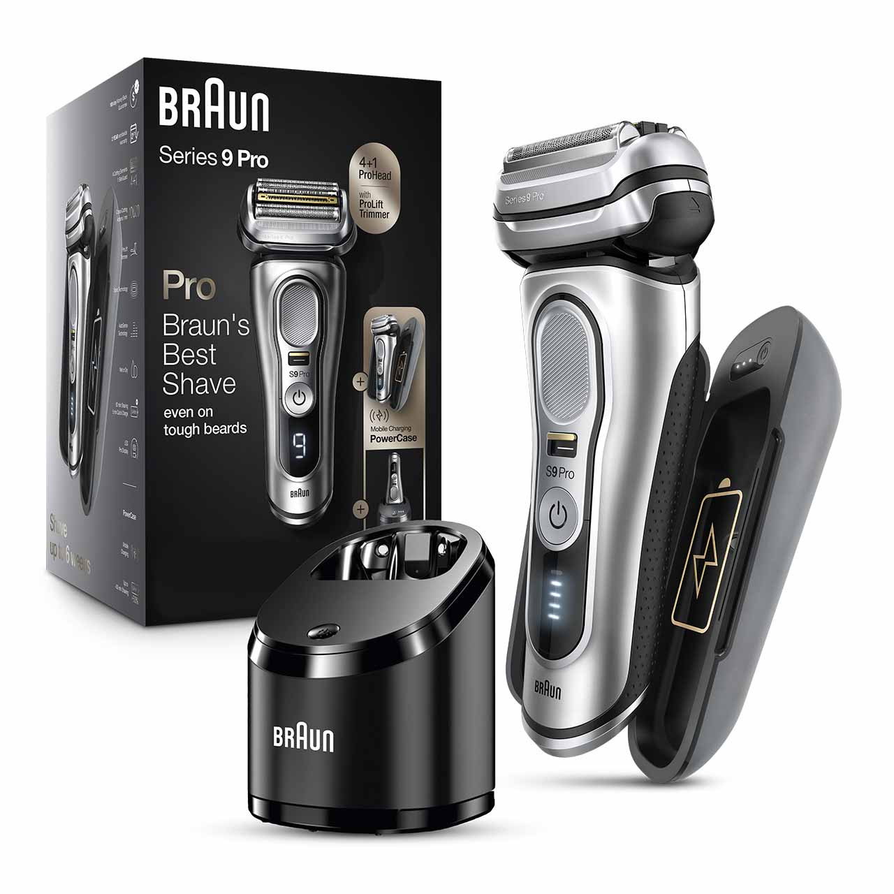 Braun Series 9 Pro Electric Shaver with PowerCase, 9477cc for Men | New Arrivals